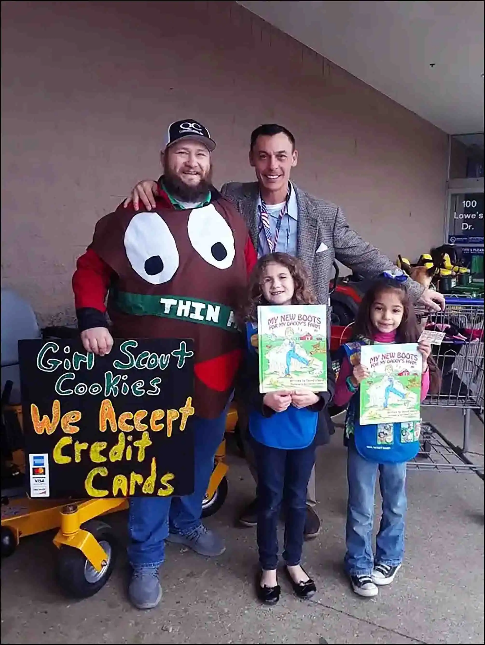 Book author David Haave contributing books & services back to the community of the Kentucky Girl Scouts -- David Haave